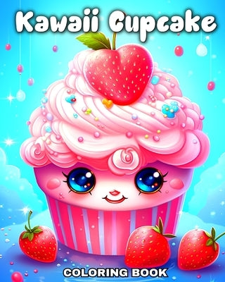 Kawaii Cupcake Coloring Book: Sweet Cupcakes Coloring Pages for Kids by Riley, Lucy