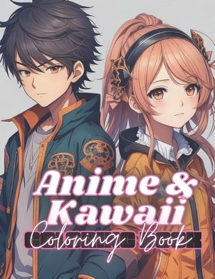 Anime & Kawaii Coloring Book: Great for kids and adults by Publishing Company, Little Pages