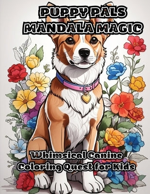Puppy Pals Mandala Magic: Whimsical Canine Coloring Quest for Kids by Colorzen