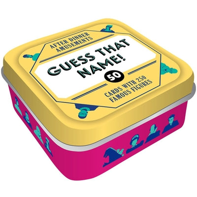 After Dinner Amusements: Guess That Name!: 50 Cards with 250 Famous Figures by Chronicle Books, Chronicle