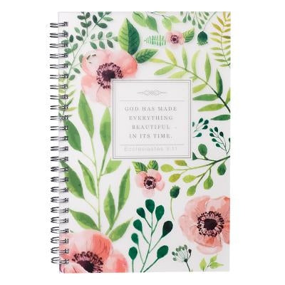 Notebook Wirebound Everything Beautiful Ecc 3: 11 by Christian Art Gifts