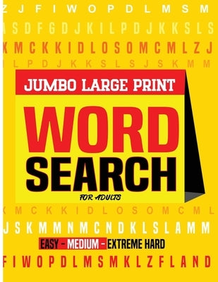 Jumbo Word Search Book for Adults Large Print: Word Find Book for Kids, Word Search Books, Puzzle Word Search Books by Bidden, Laura