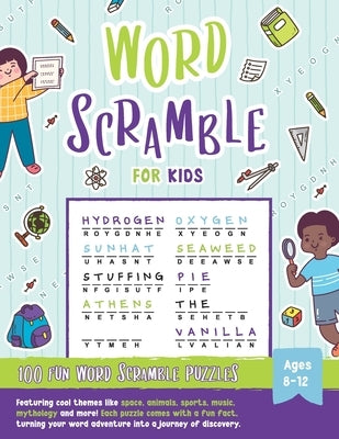 Word Scramble For Kids Ages 8-12 by Wrenn, Emily B.
