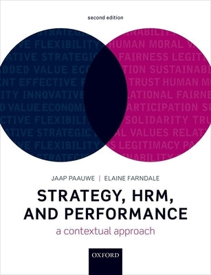 Strategy, Hrm, and Performance: A Contextual Approach by Paauwe, Jaap