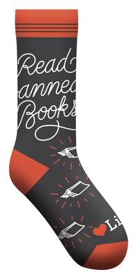 Read Banned Books Socks by Gibbs Smith Gift