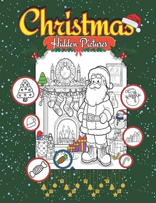 Christmas Home Decorations Hidden Pictures Book: Picture Puzzle christmas Book to Find the Hidden, seek and find the first christmas activity book For by Morel, Christma