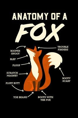 Anatomy Of A Fox: 120 Pages I 6x9 I Graph Paper 5x5 I Funny Cosplay, Wolf & Fursuister Gifts by Notebooks, Funny