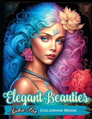 Elegant Beauties: Unwind and unleash your creativity with intricate and elegant coloring designs by Poe, Luka