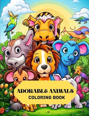 Adorable Animals Coloring Book by Hazra, A.