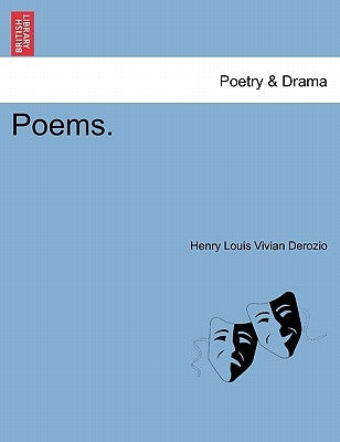 Poems. by Derozio, Henry Louis Vivian