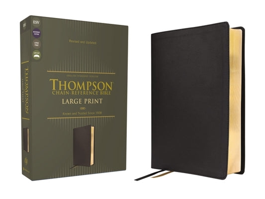 Esv, Thompson Chain-Reference Bible, Large Print, Leathersoft, Black, Red Letter by Thompson, Frank Charles