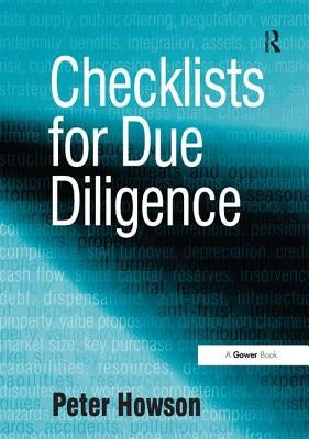Checklists for Due Diligence by Howson, Peter