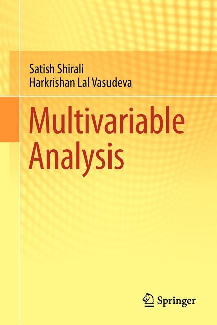 Multivariable Analysis by Shirali, Satish
