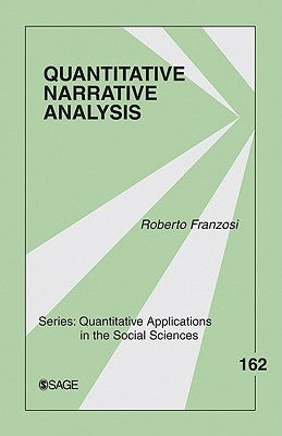 Quantitative Narrative Analysis by Franzosi, Roberto
