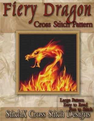 Fiery Dragon Cross Stitch Pattern by Stitchx
