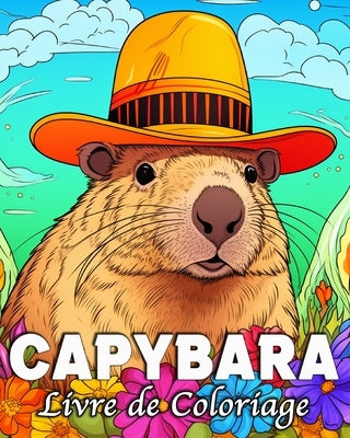 Capybara Livre de Coloriage: 50 Illustrations Uniques pour Soulager le Stress et se Détendre by Busch, Tom