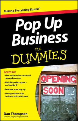 Pop-Up Business for Dummies by Thompson, Dan