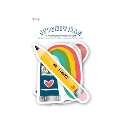 Stickiville Stickers: Art Maker - Vinyl (4 Die-Cut) (Metallic Foil) by Ooly