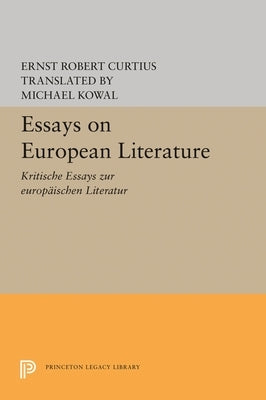Essays on European Literature by Curtius, Ernst Robert