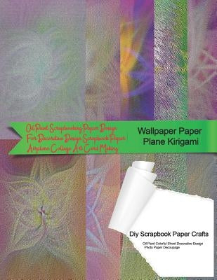 Wallpaper Paper Plane Kirigami Diy Scrapbook Paper Crafts Oil Paint Colorful Sheet Decorative Design Photo Paper Decoupage: Oil Paint Scrapbooking Pap by Warni, Tukang Warna