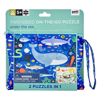 Under the Sea Two-Sided Travel Puzzle by Petit Collage