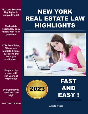 New York Real Estate Law Highlights: Fast and Easy! by Tropea, Angelo