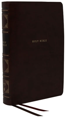 Nkjv, Reference Bible, Classic Verse-By-Verse, Center-Column, Leathersoft, Black, Red Letter Edition, Comfort Print by Thomas Nelson