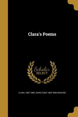 Clara's Poems by Clara, 1807-1883