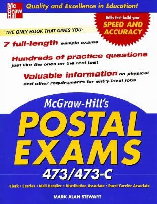 McGraw-Hill's Postal Exams 473/473c by Stewart, Mark Alan