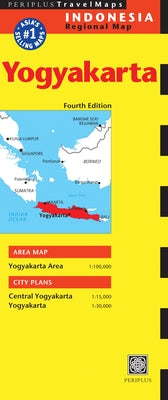 Yogyakarta Travel Map Fourth Edition by Periplus Editors