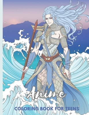 Anime Coloring Book for Teens: Anime Dreamscape A Relaxing Manga Coloring Book for Teens by Whitmill, Domonique