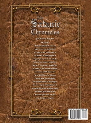 The Satanic Chronicles: The Dark Con of Man Aka The Atheists Bible by Randell, J. J.
