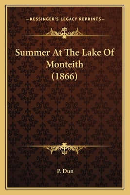 Summer At The Lake Of Monteith (1866) by Dun, P.