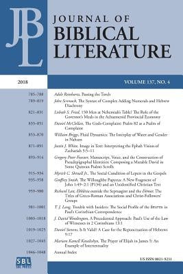 Journal of Biblical Literature 137.4 (2018) by Reinhartz, Adele