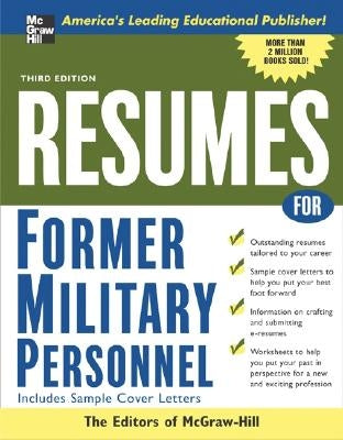 Resumes for Former Military Personnel by McGraw-Hill
