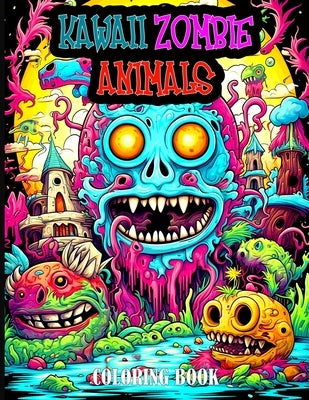 Kawaii Zombie Animals Coloring Book: An Adorable Horror Animal Coloring Book for Adult Relaxation. by White, Lauren J.