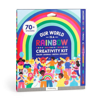 Our World Is a Rainbow Creativity Kit [With Stickers and Multi-Color Pencil] by Mudpuppy