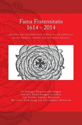 Fama Fraternitatis (deutsch) by McIntosh, Christopher