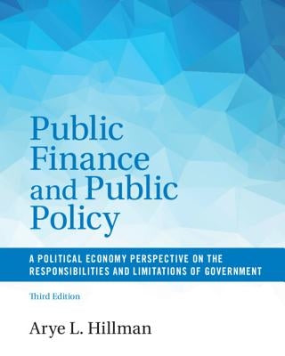 Public Finance and Public Policy by Hillman, Arye L.