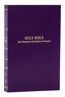 KJV Holy Bible: Pocket New Testament with Psalms and Proverbs, Purple Softcover, Red Letter, Comfort Print: King James Version by Thomas Nelson