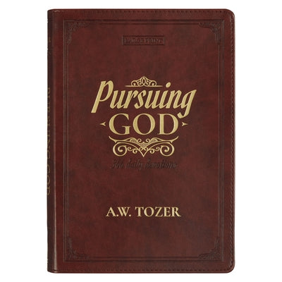 Pursuing God Devotional Large Print by Christian Art Gifts