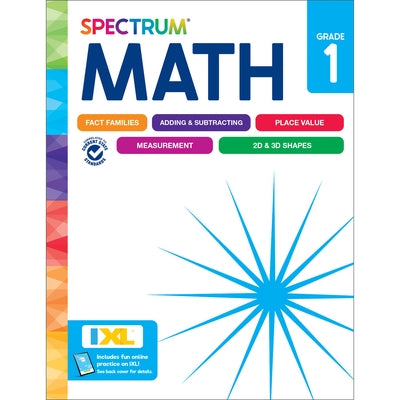Spectrum Math Workbook, Grade 1 by Spectrum