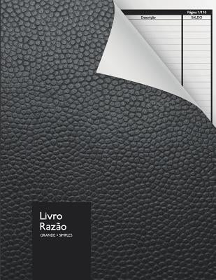 Livro Razão - Grande + Simples: Livro Caixa Formato Grande Entradas - Saídas 110 Páginas by Sul