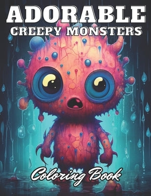 Adorable Creepy Monsters Coloring Book: High Quality +100 Adorable Designs by Mills, Antwon