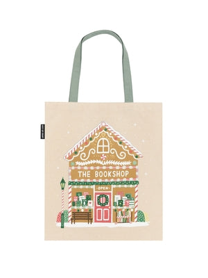 Gingerbread Bookshop Tote Bag by Out of Print