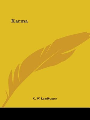Karma by Leadbeater, C. W.