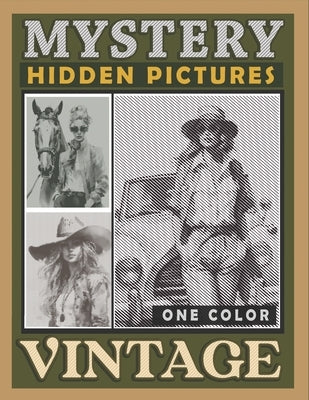 Mystery Dots Lines Spirals Hidden Pictures Vintage: Nostalgize Timeless Beauty with this One Color Coloring Book, Great for Relaxation and Stress Reli by Prime, Maximus