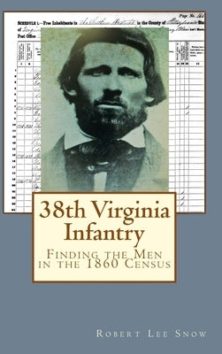38th Virginia Infantry: Finding the Men in the 1860 Census by Snow, Robert Lee