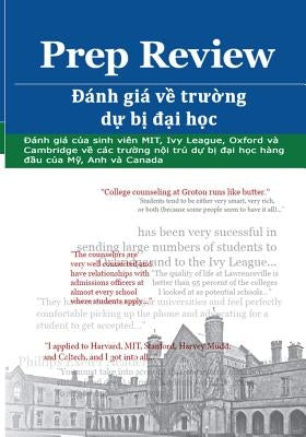 Prep Review: Boarding Schools (Vietnamese Translation) by Review, Prep