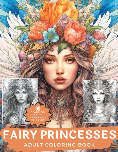 Fairy Princesses: Beautiful and Intricate Coloring Book for Adults and Teens by Doodles, Zen